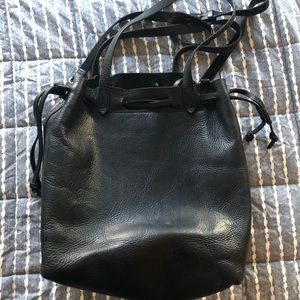 Madewell Drawstring Transport Tote Black